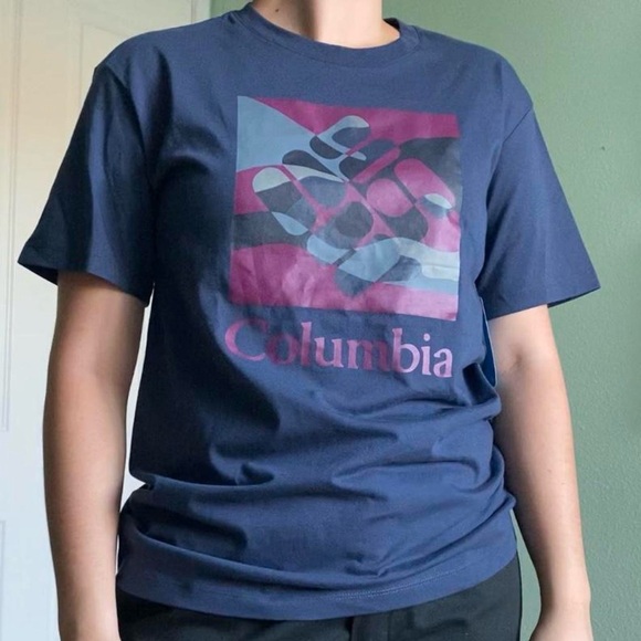 Columbia Navy Graphic Tee - Picture 1 of 5